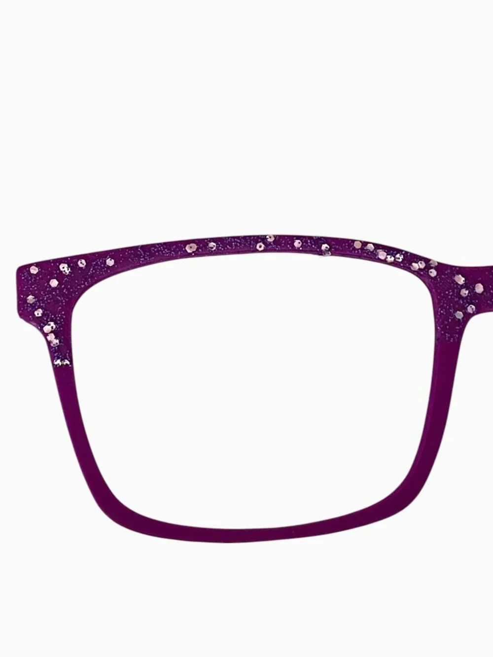 Purple Glitter Kirby Pair Topper-Glitter Kirby Frame Topper-New!